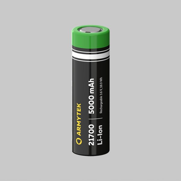 Armytek 21700 Li-Ion 5000mAh battery / Without PCB